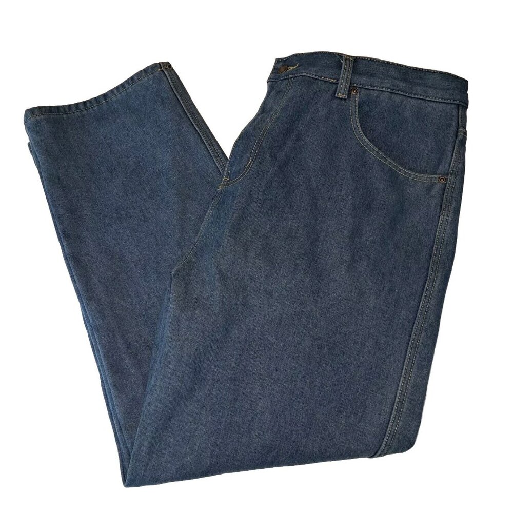 Stanley Mens Blue Heavy Duty Workwear Pants Lined 40x30 New MSRP $65